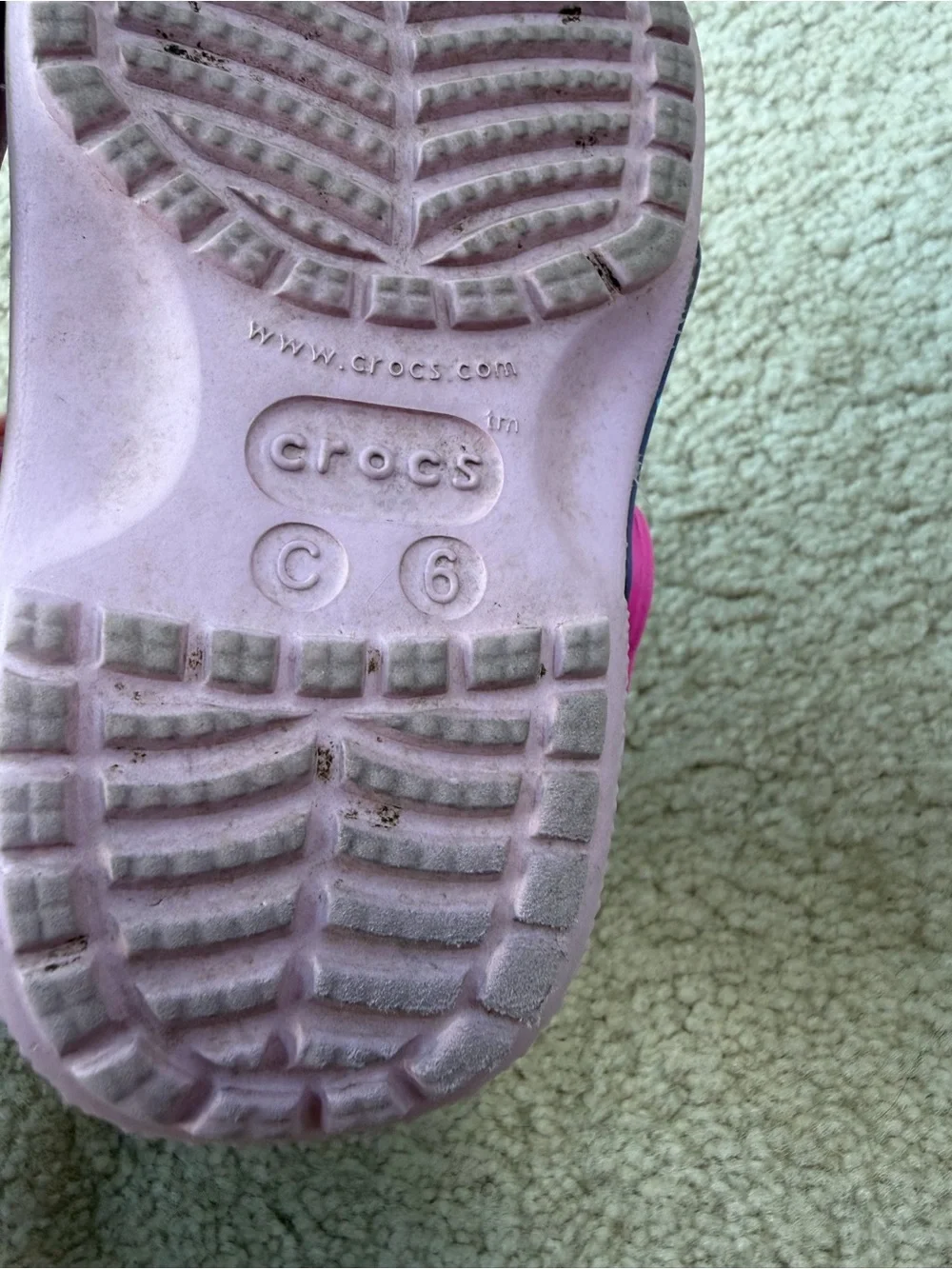 Crocs Toddler Size 6 Pink Paw Patrol Skye Everest Slip On Clogs Sandals